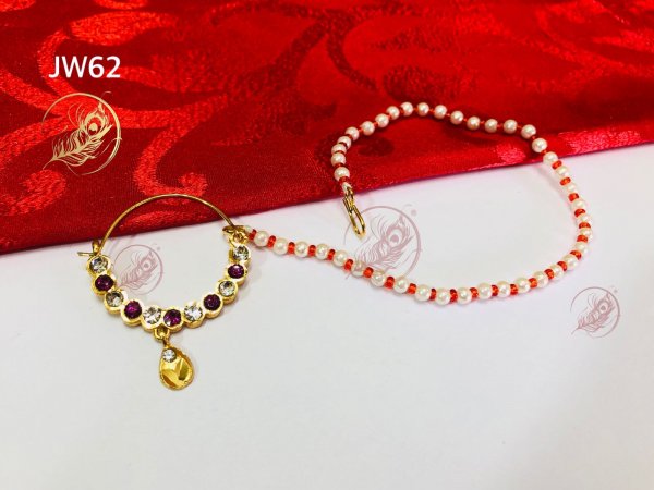 Latest gold 2025 nath design 2019