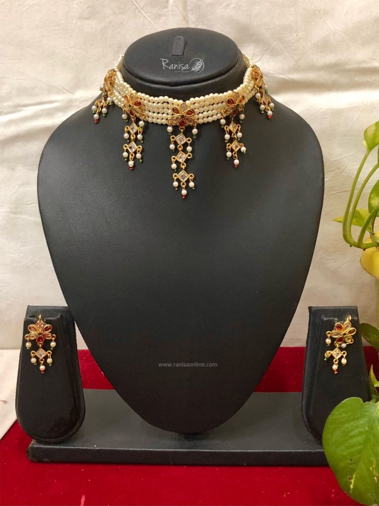 Moti wale necklace deals