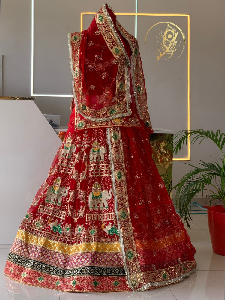 Image of ghoomar poshak