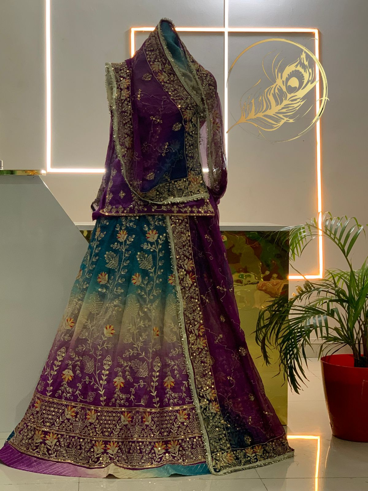 Gherdar ghoomar poshak 3