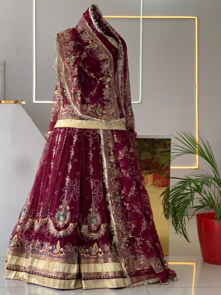 Image of bandhej gherdar POSHAK