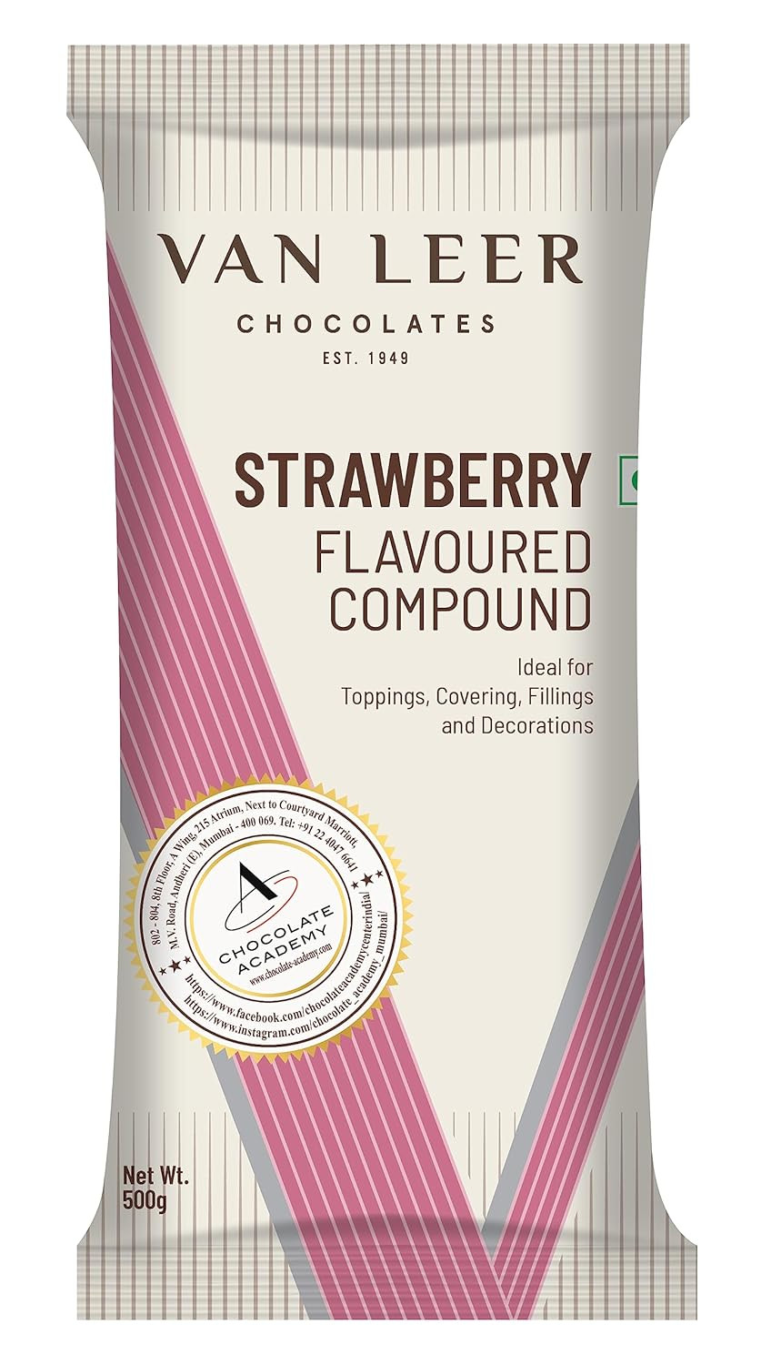 VanLeer Strawberry Compound Block - 500g