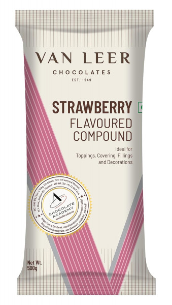 Image of VanLeer Strawberry Compound Block - 500g