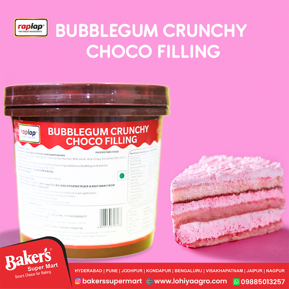 Bubblegum crunchy choco filling poster