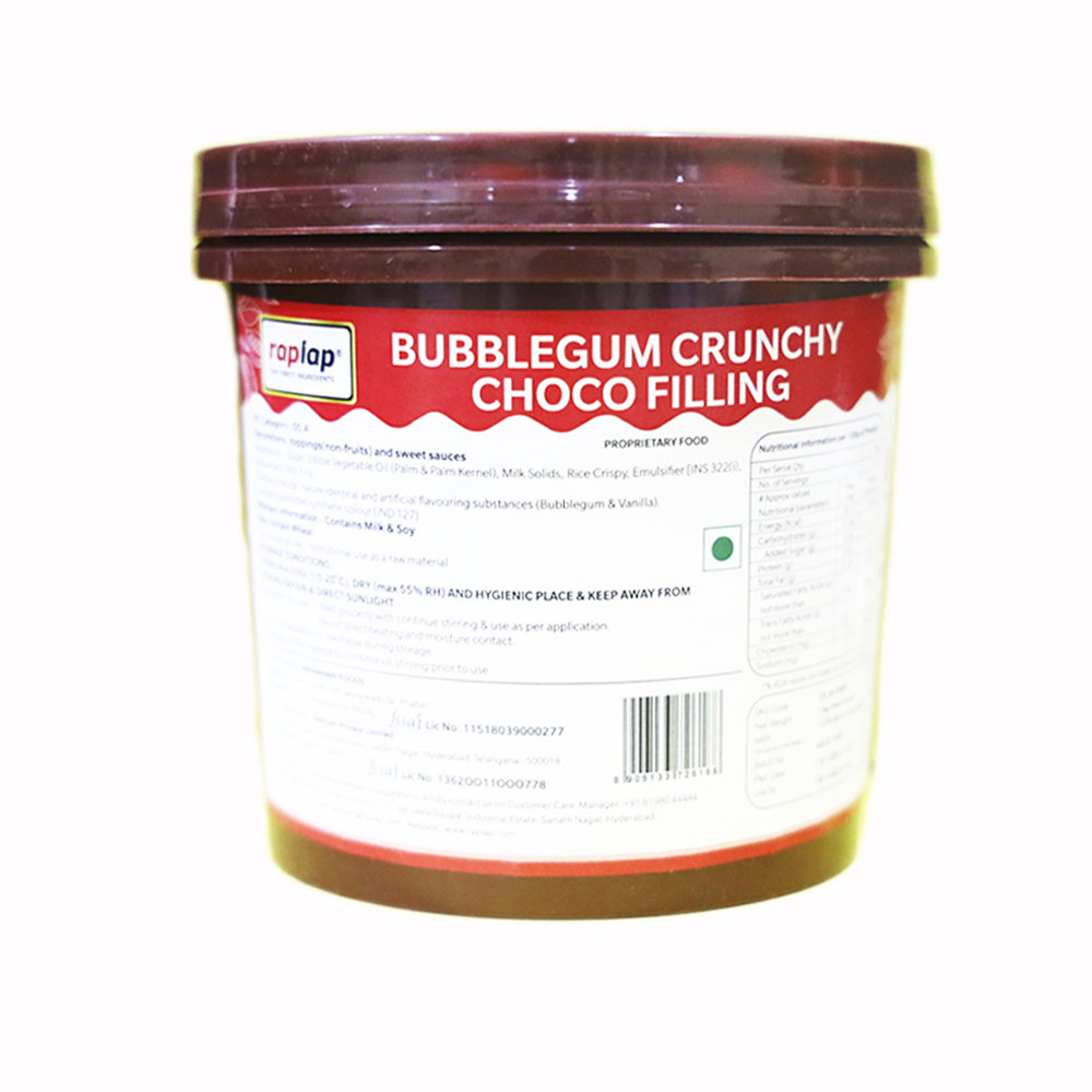 Bubblegum crunchy choco filling
