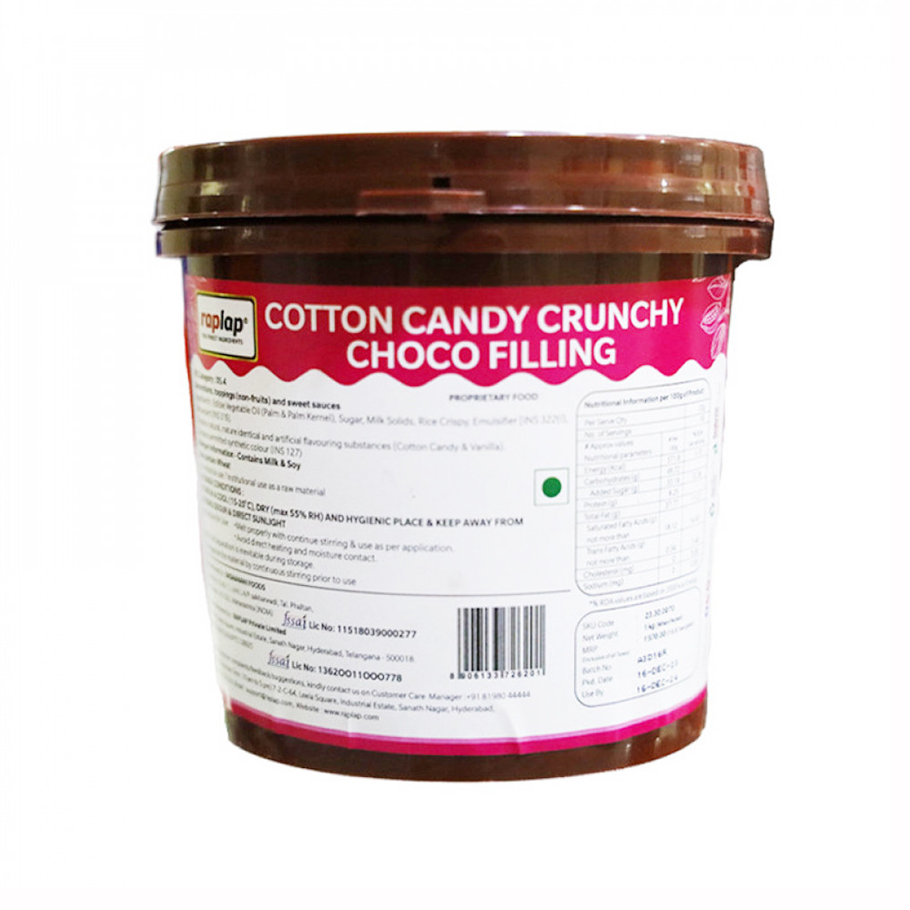 Cotton candy crunch choco filling