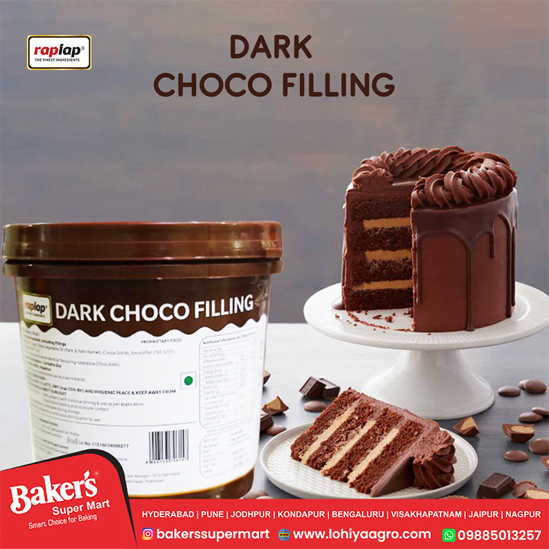 Dark choco filling poster