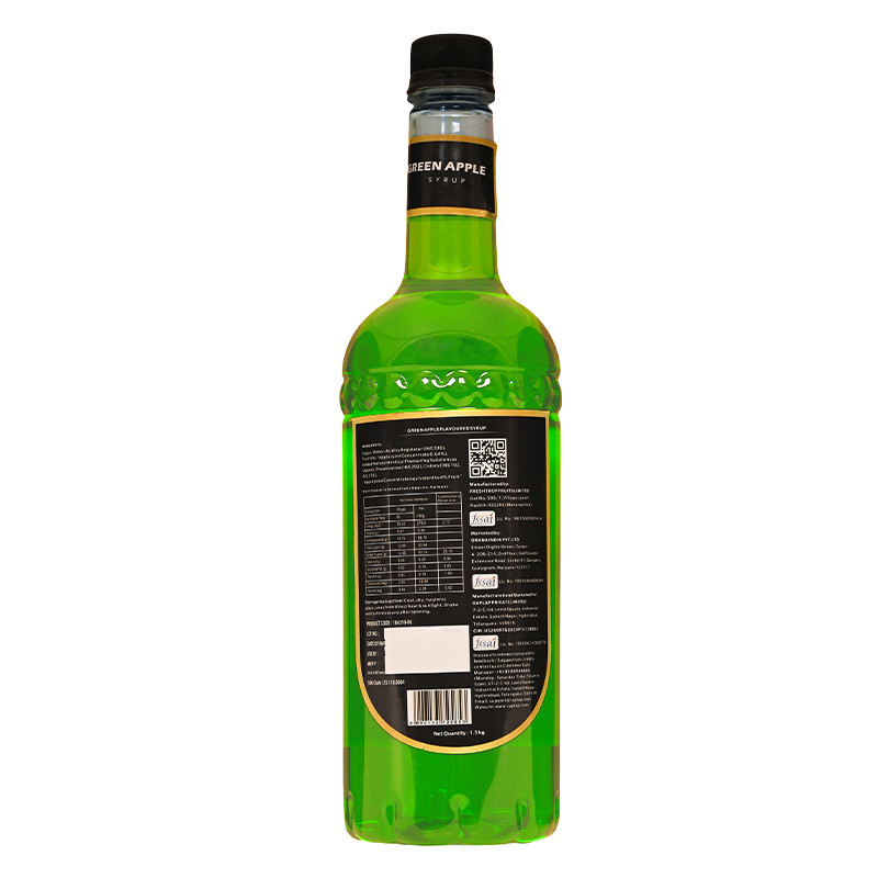 Green apple back