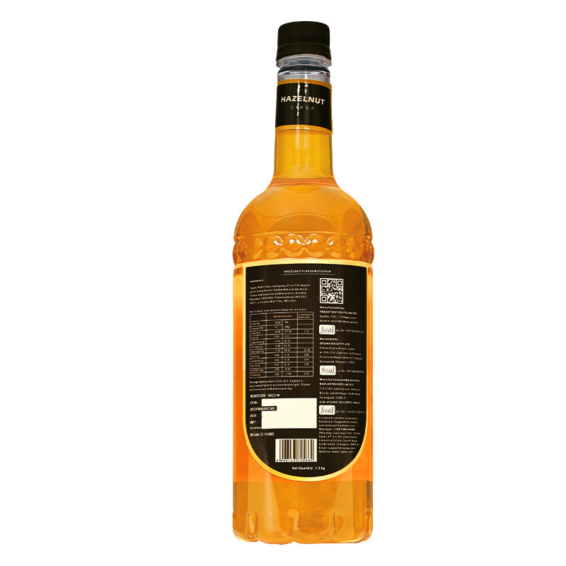 Hazelnut syrup back