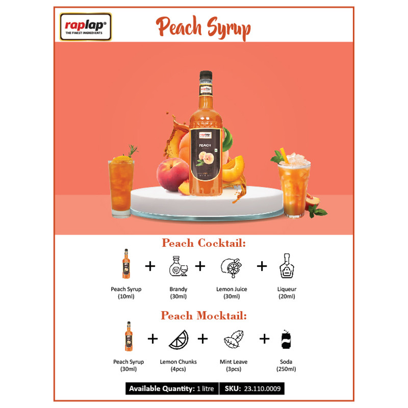 Peach syrup catlogue