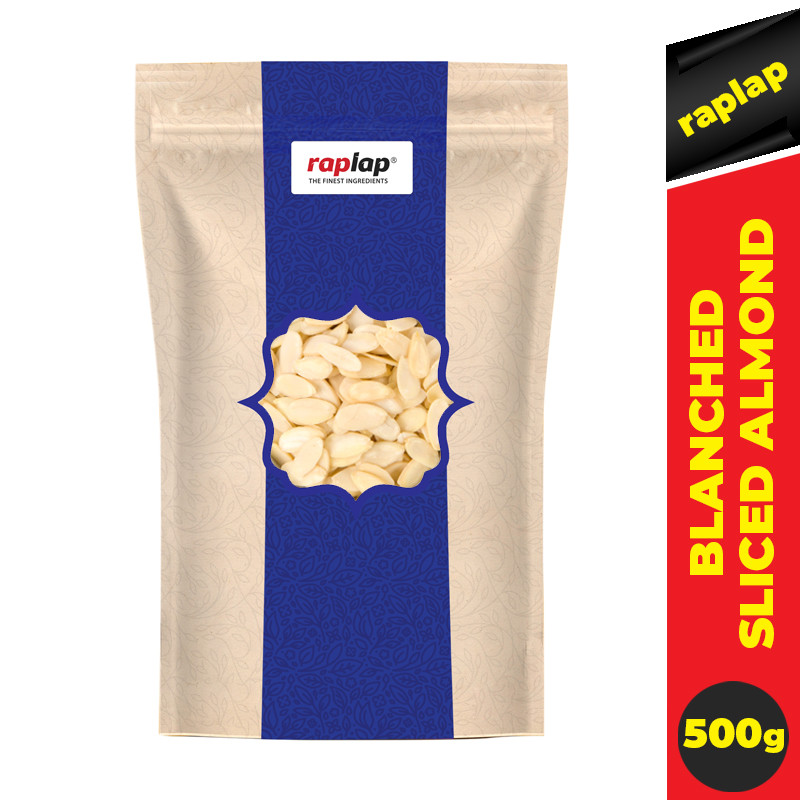 Raplap Blanched Sliced Almond 500 grms