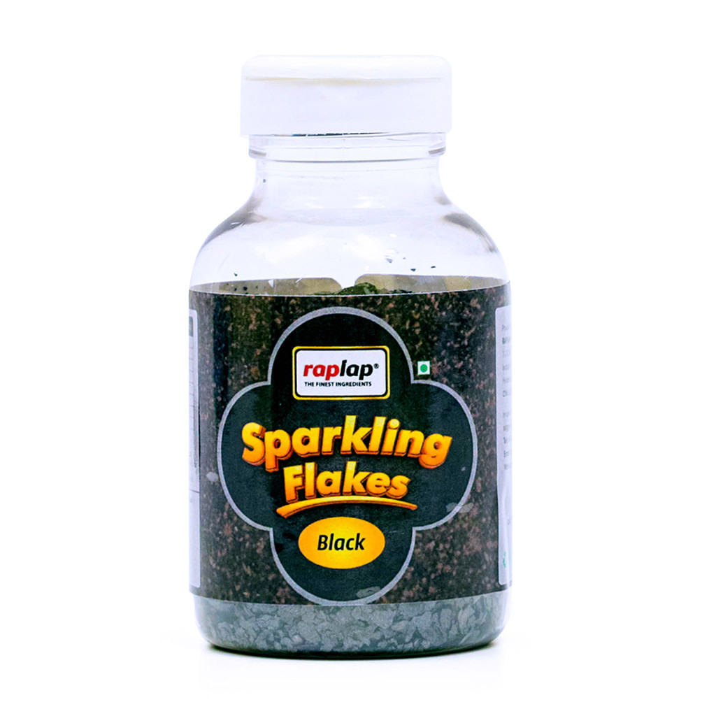 RAPLAP Sparkling Flakes Black 40g