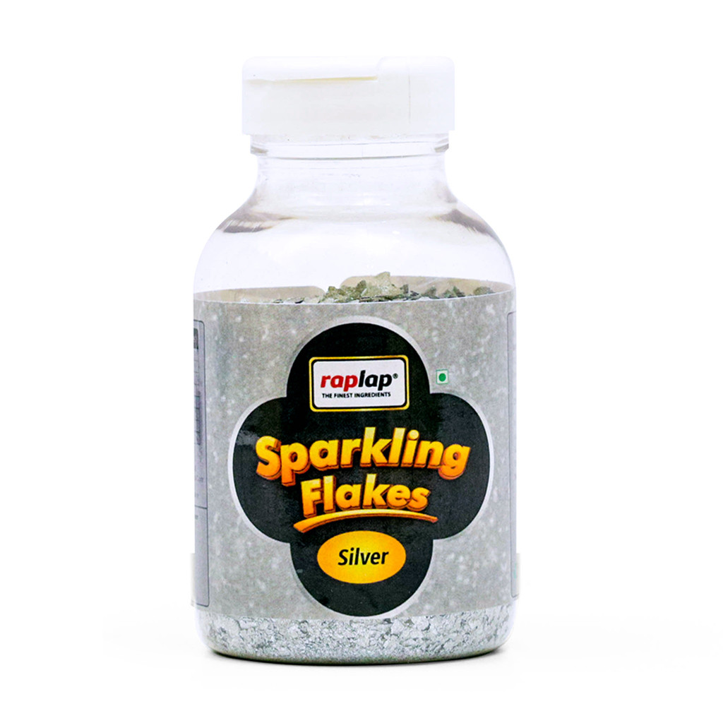 RAPLAP Sparkling Flakes Silver 40g