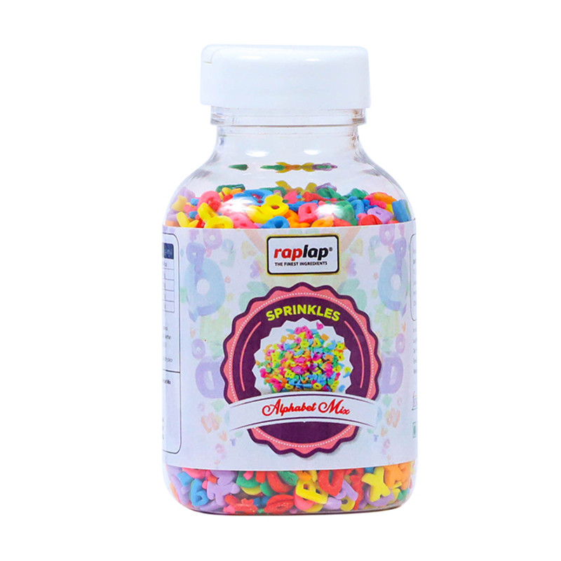 Raplap Sprinkle Alphabet Mix 130grms