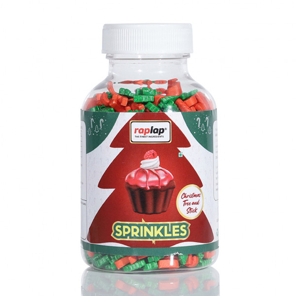 Image of Raplap Sprinkle Christmas Tree &amp; Stick Candy 175g