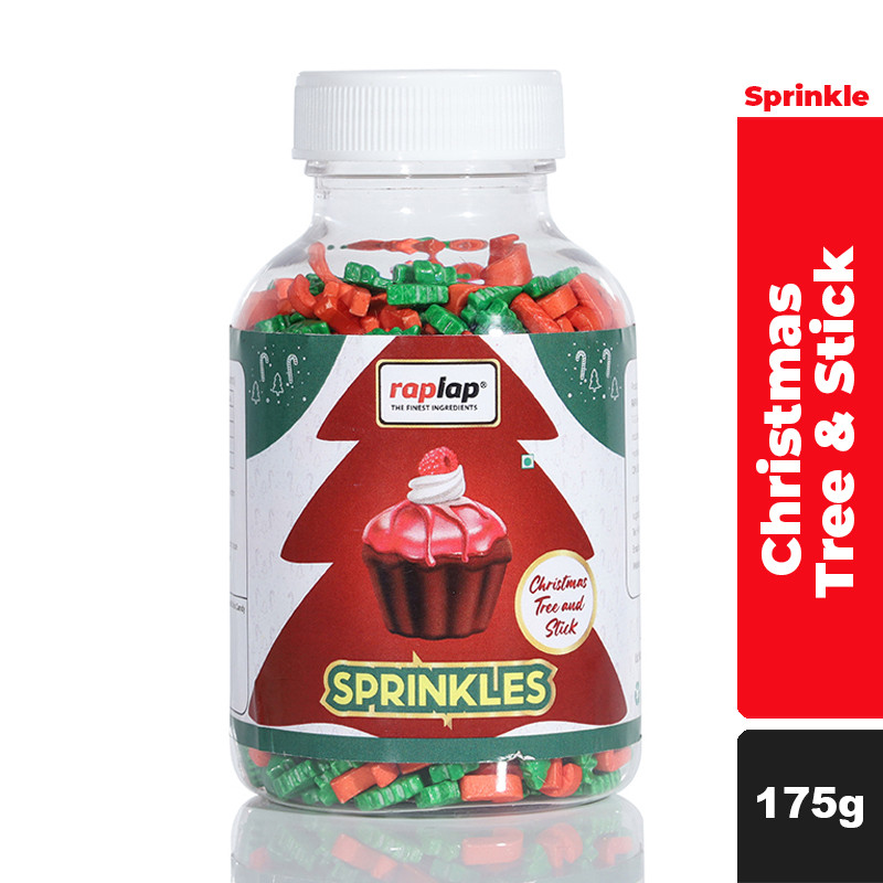 Raplap Sprinkle Christmas Tree Stick Candy 175g
