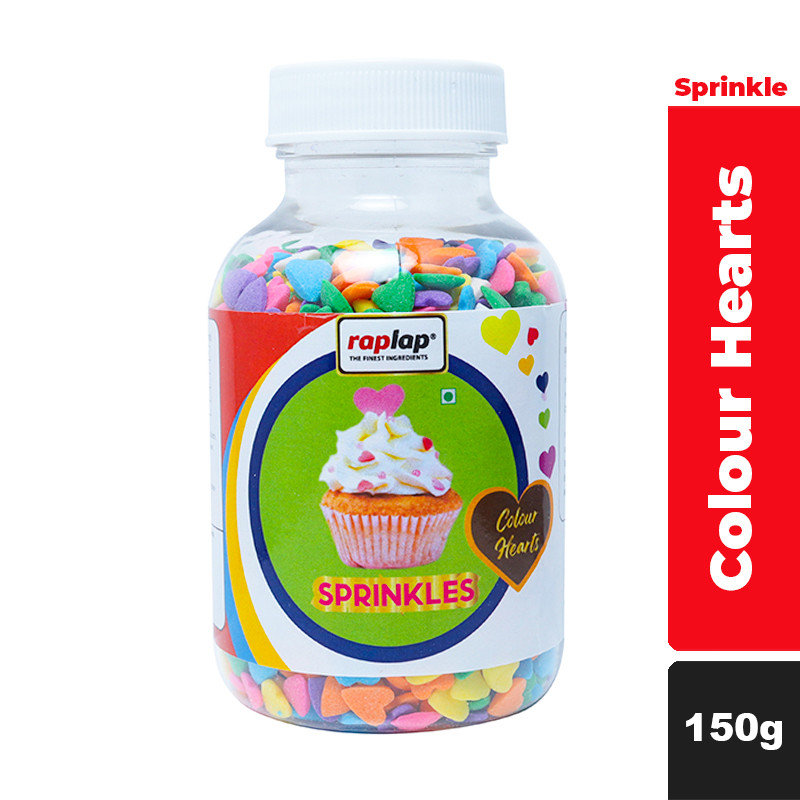 Raplap Sprinkle Colour Hearts 150g