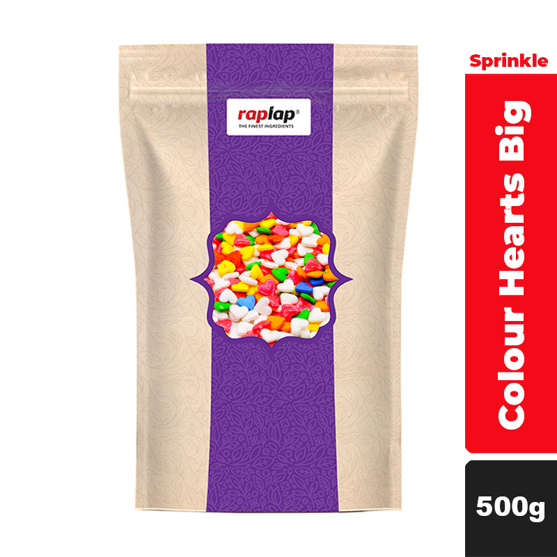 Raplap Sprinkle Colour Hearts Big-500g