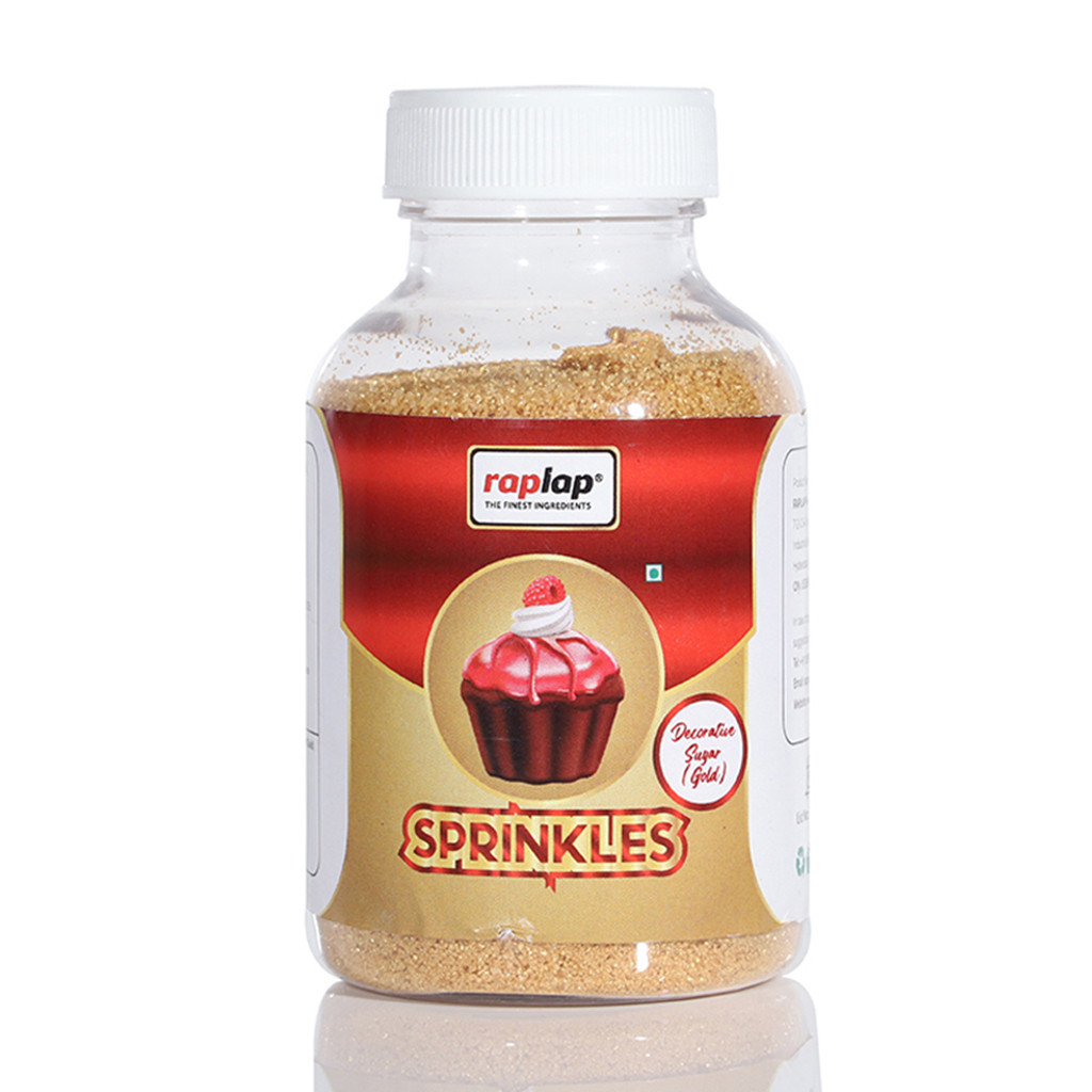Raplap Sprinkle Decorative Sugar Gold 175g