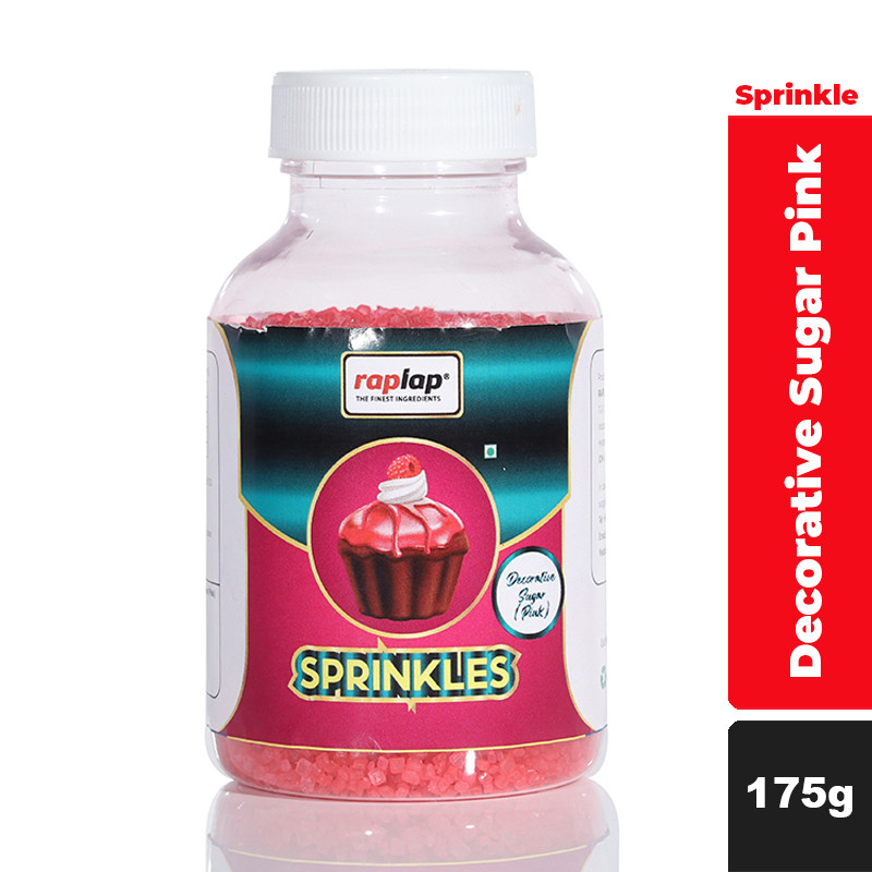 Raplap Sprinkle Decorative Sugar Pink 175g