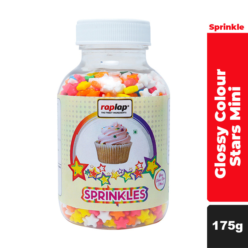 Raplap Sprinkle Glossy Colour Stars Mini 175g