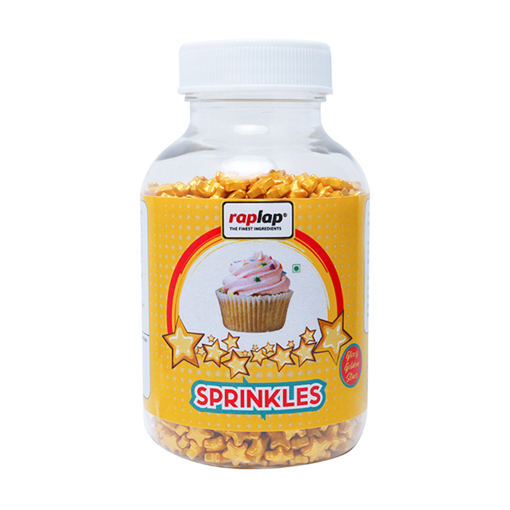 Raplap Sprinkle Glossy Golden Stars 175g