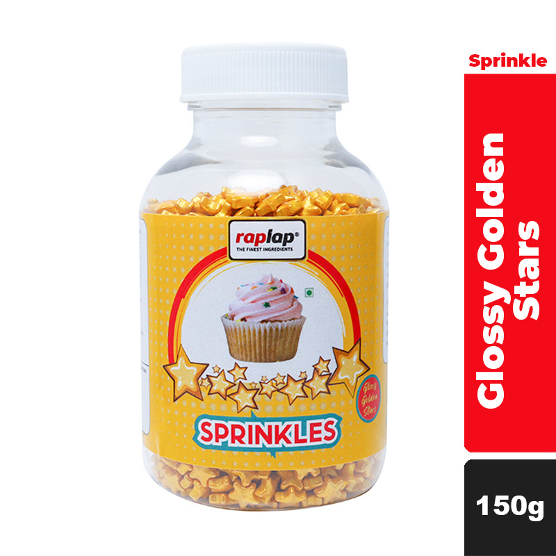 Raplap Sprinkle Glossy Golden Stars 175g