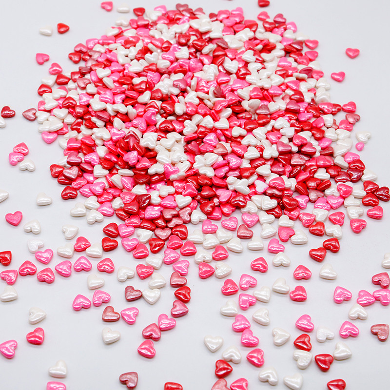 Raplap Sprinkle Glossy Heart Mix Small 400g