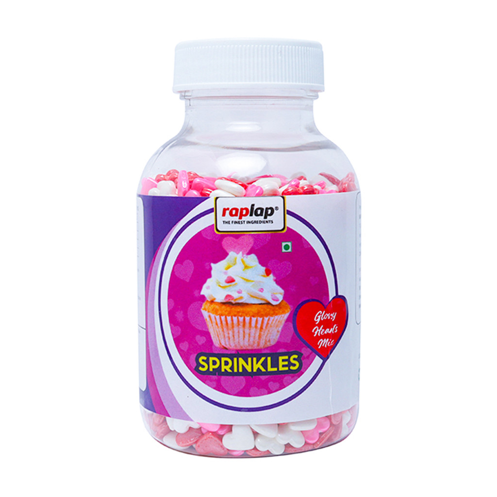 Raplap Sprinkle Glossy Hearts Mix 175g