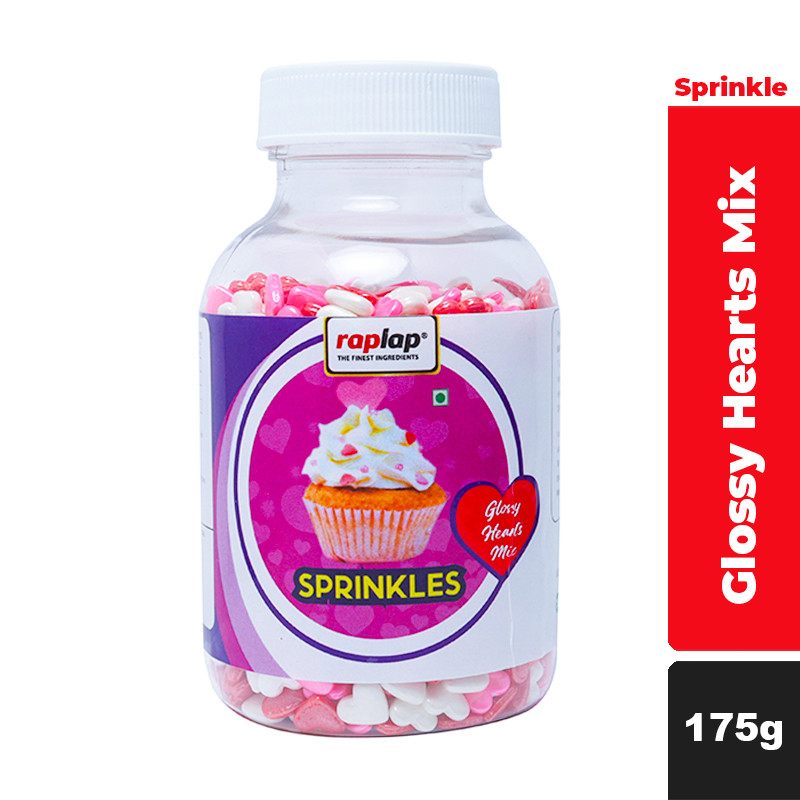 Raplap Sprinkle Glossy Hearts Mix 175g