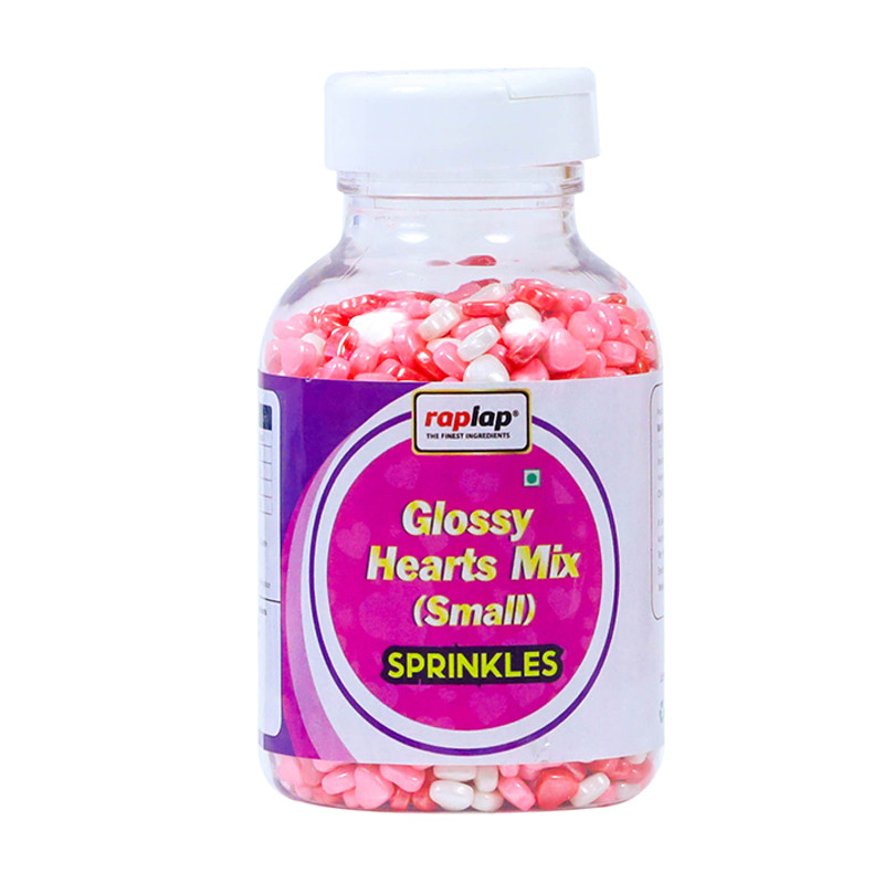 Raplap Sprinkle Glossy Hearts MIx Small 175grms