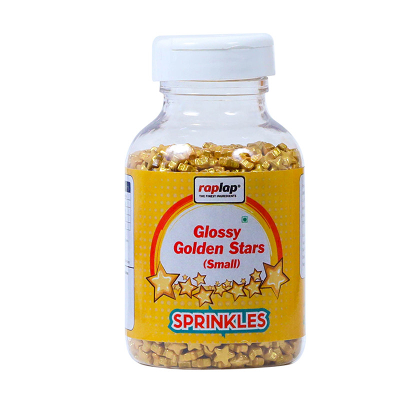 Raplap Sprinkle Golden Stars Small 175grms