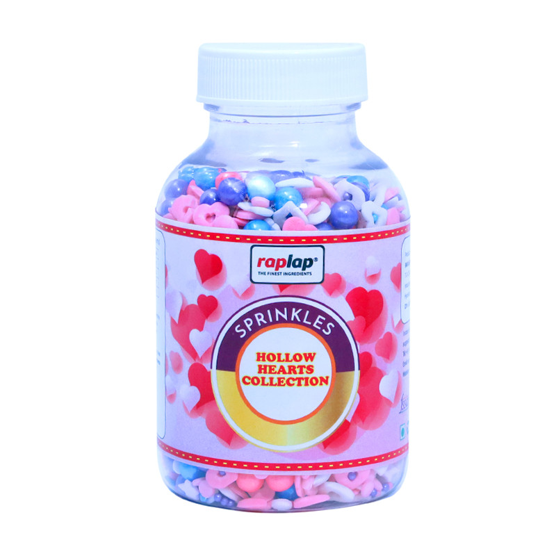 Raplap Sprinkle Hollow Hearts Collection-150g