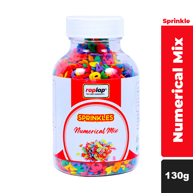 Raplap Sprinkle Numerical Mix -130g