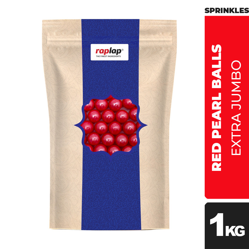 Raplap Sprinkle Peals Balls Red Extra Jumbo 1kg