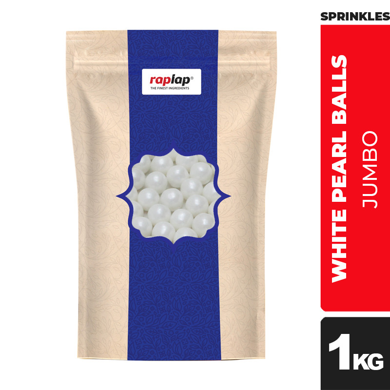 Raplap Sprinkle Peals Balls White Jumbo 1kg