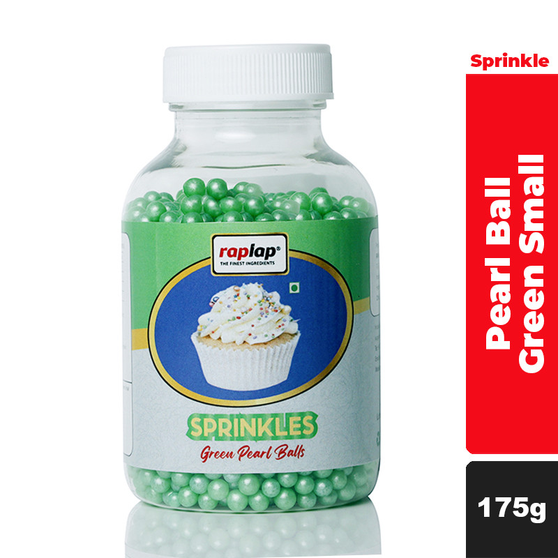 Raplap Sprinkle Pearl Ball Green Small 175g