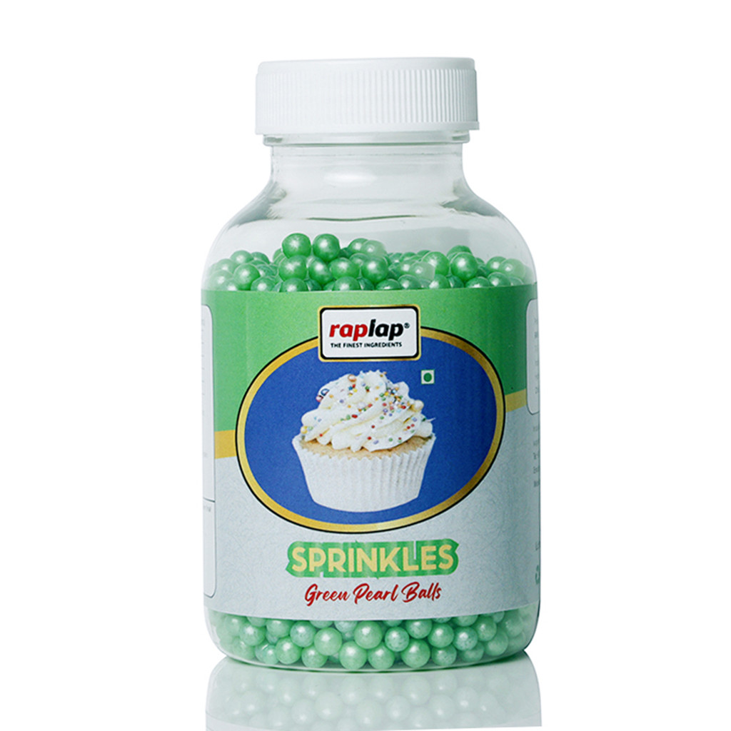 Raplap Sprinkle Pearl Ball Green Small 175g
