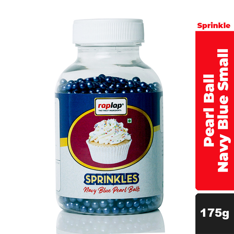 Raplap Sprinkle Pearl Ball Navy Blue Small 175g