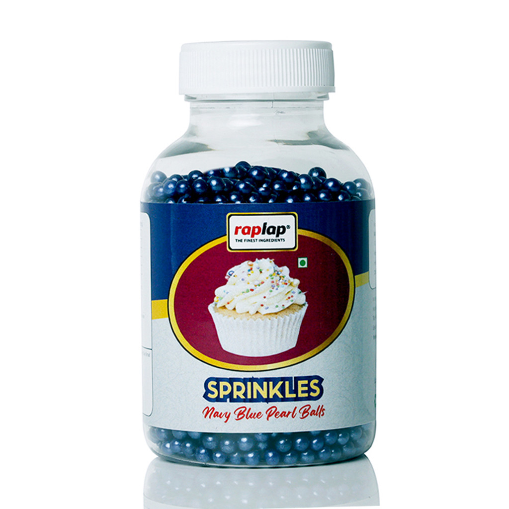 Raplap Sprinkle Pearl Ball Navy Blue Small 175g