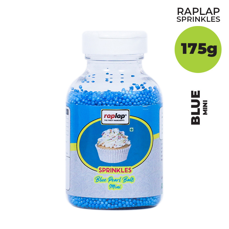 Raplap Sprinkle Pearl Balls Blue Mini 175grms