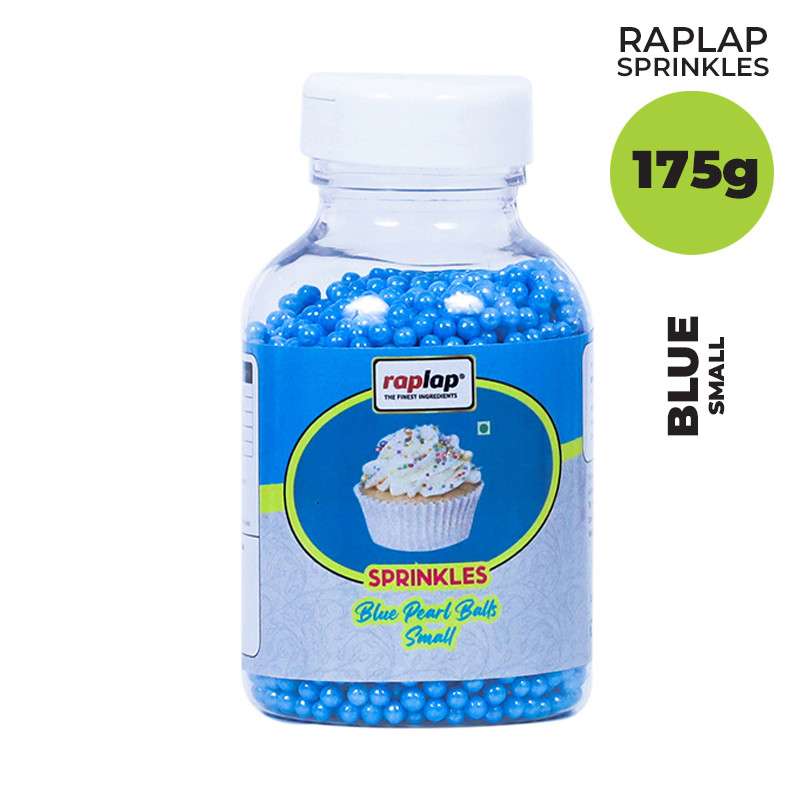 Raplap Sprinkle Pearl Balls Blue Small 175grms