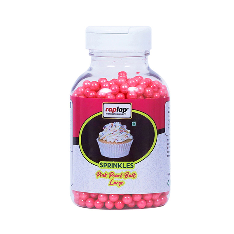 Raplap Sprinkle Pearl Balls Pink Large 175grms