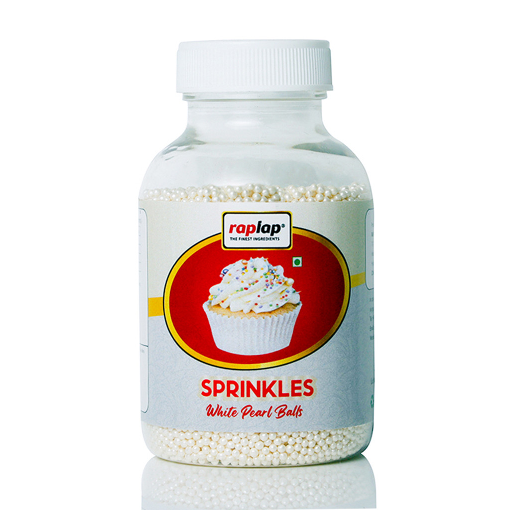 Raplap Sprinkle Pearl Balls White Mini 175g