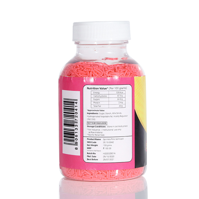 Raplap Sprinkle Pink Vermicelli 150g