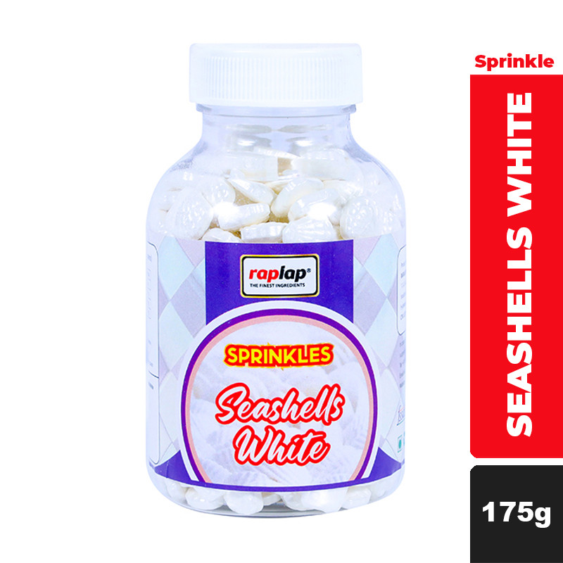 Raplap Sprinkle Seashells White-175g