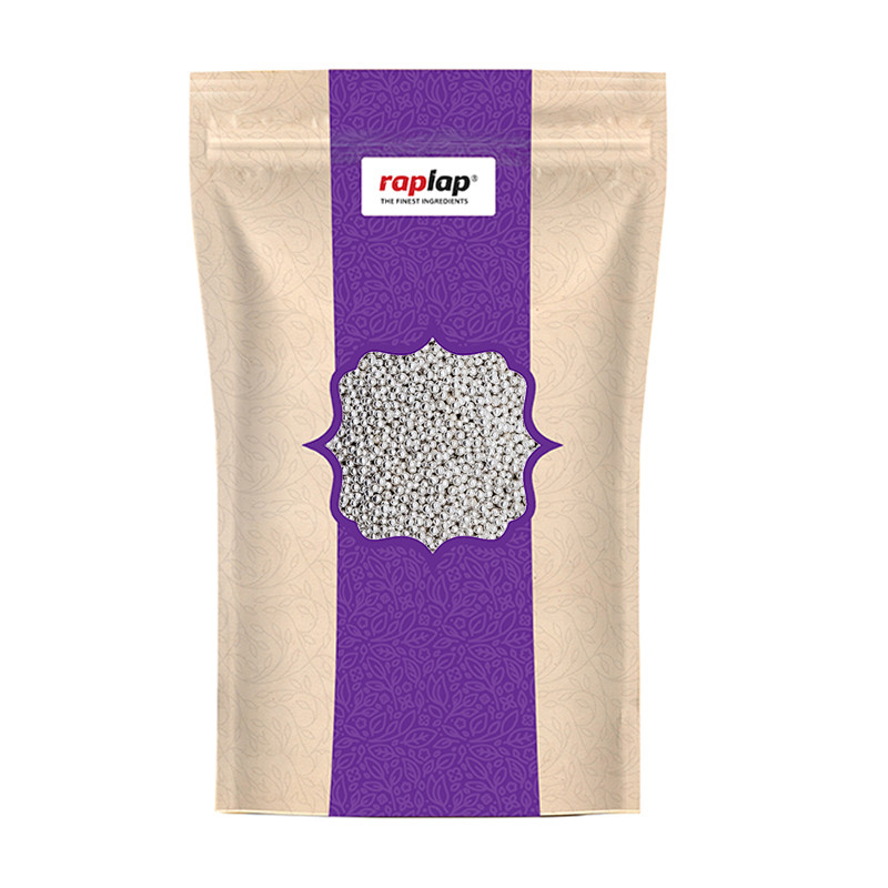 Raplap Sprinkle Silver Ball 1-500g