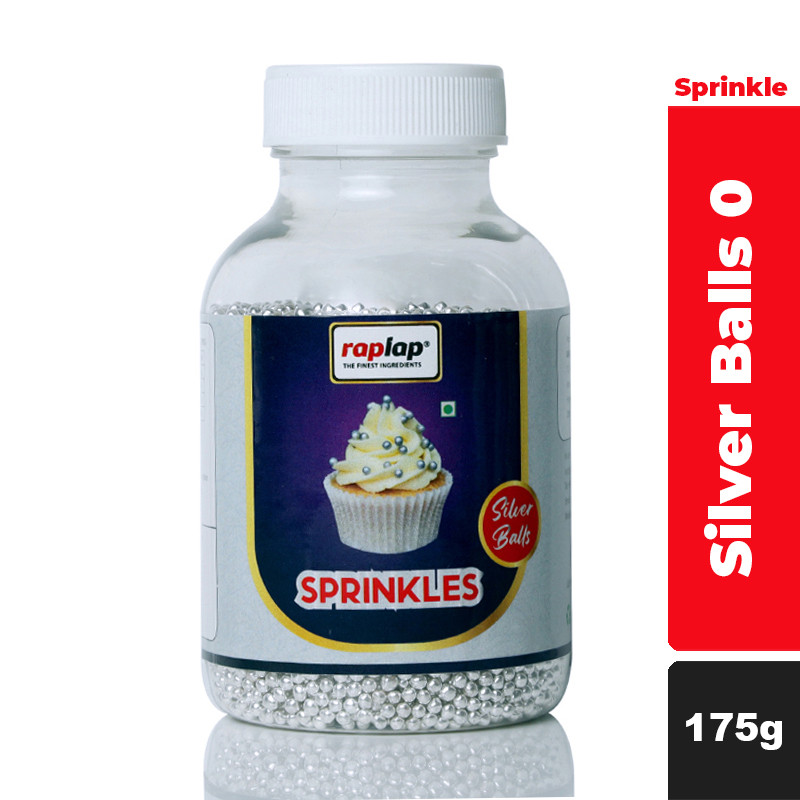Raplap Sprinkle Silver Balls 0-175g