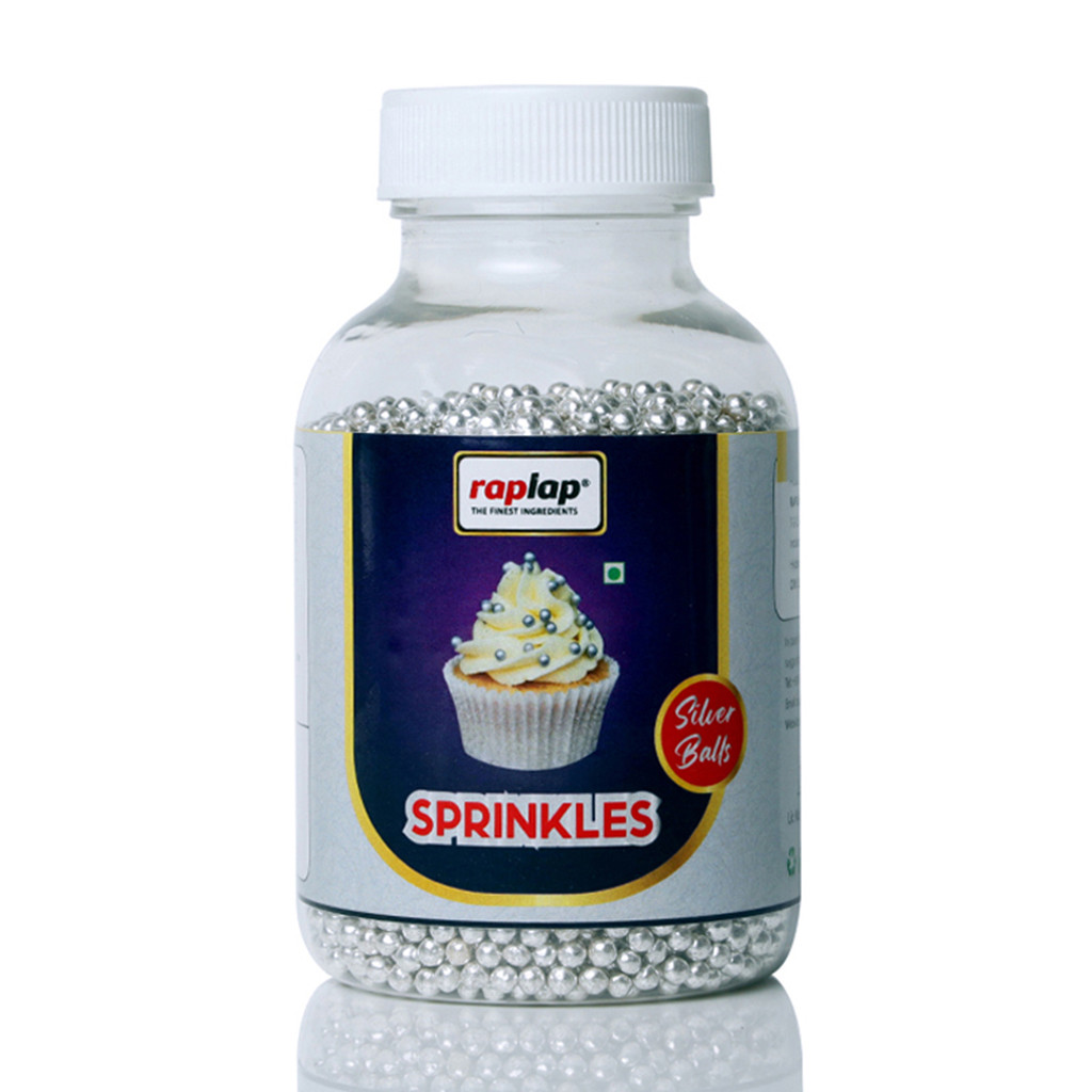 Raplap Sprinkle Silver Balls 1-175g