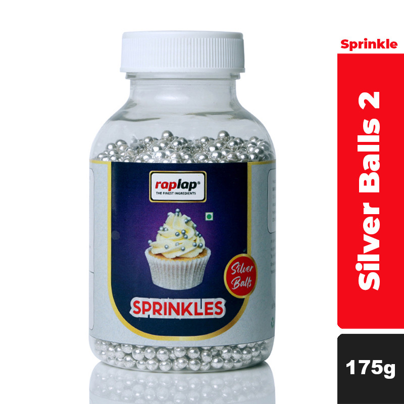 Raplap Sprinkle Silver Balls 2-175g